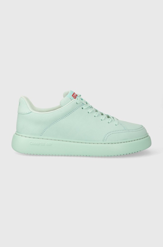 Camper sneakersy nubukowe Runner K21 płaska turkusowy K201438.021