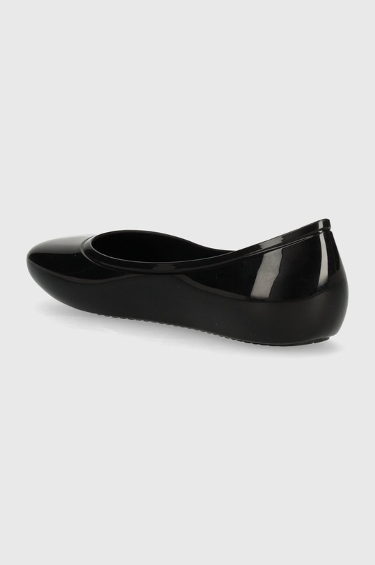 Obuwie Crocs baleriny Brooklyn High Shine Flat 209661.001 czarny