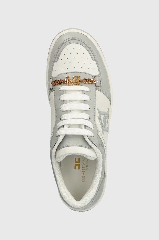 Elisabetta Franchi sneakers in pelle grigio SA54G41E2.CB4