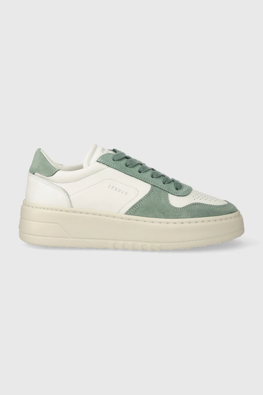 Copenhagen sneakers din piele CPH77 piele întoarsă verde CPH77