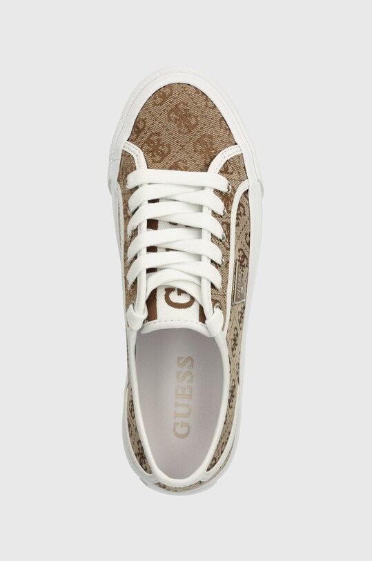 Ниски кецове Guess JELEXA кафяв FLGJEA.FAL12.BEIBR