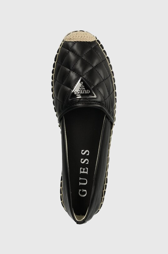 Guess espadrilles JOLANDA fekete FLGJOD.LEA14.BLACK