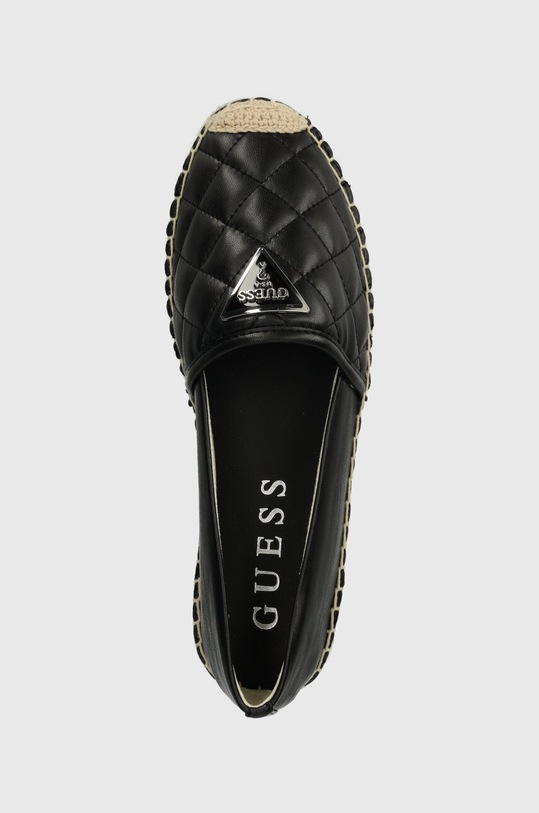 Espadrilky Guess JOLANDA čierna FLGJOD.LEA14.BLACK