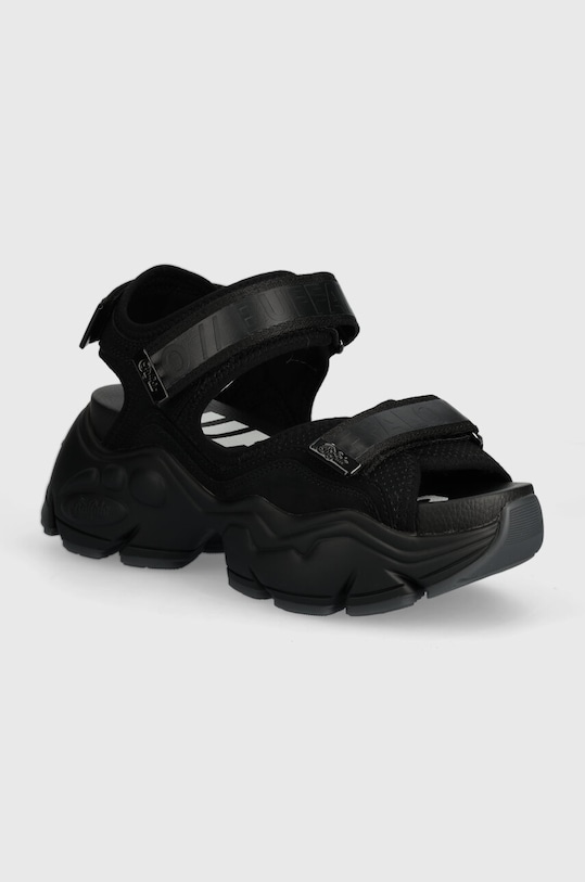 Buffalo sandale Binary 0 platformă negru 1602196.BLK