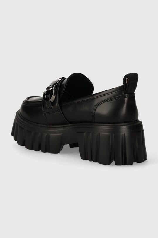 Obuwie Buffalo mokasyny Lion Loafer Chain 1622448.BLK czarny
