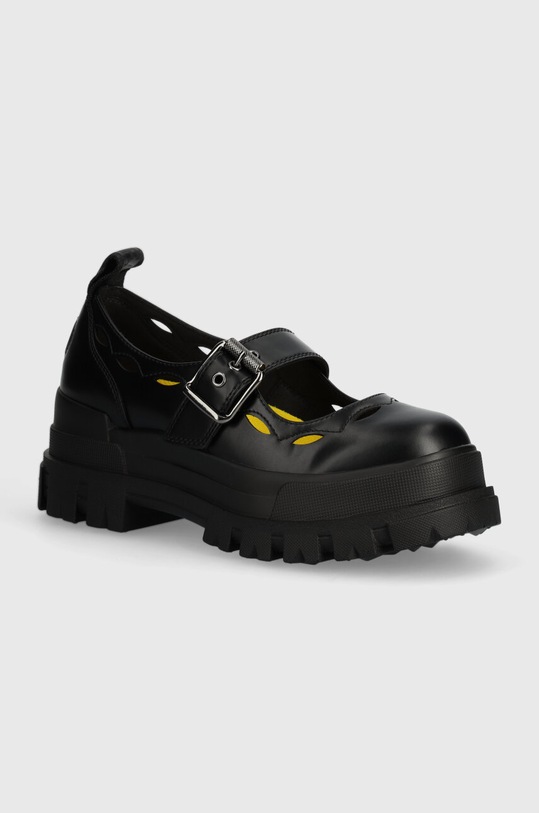 Cipele Buffalo Aspha Jane 2 imitacija zrnate kože crna 1622470.BLK