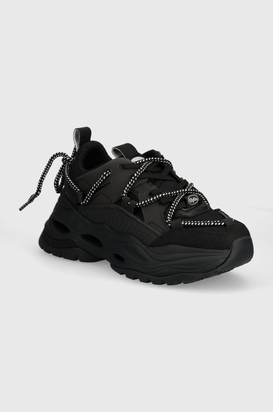 Кроссовки Buffalo Triplet Lace синтетический чёрный 1630920.BLK