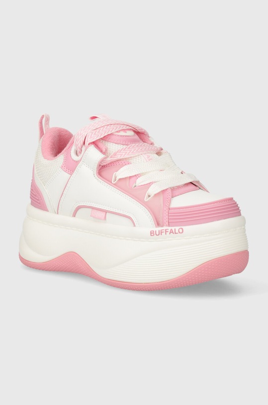 Buffalo sneakersy Orcus imitacja skóry licowej różowy 1636129.WHP