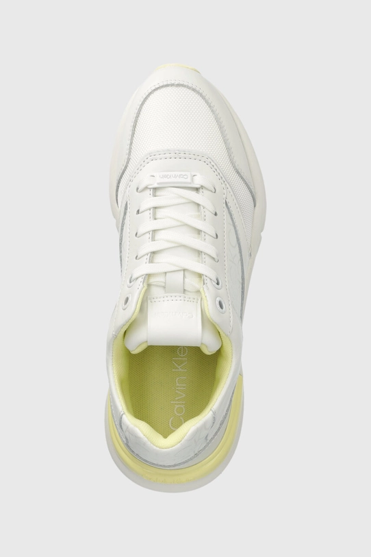 Calvin Klein sneakers RUNNER LACE UP EPI MONO MIX alb HW0HW01912