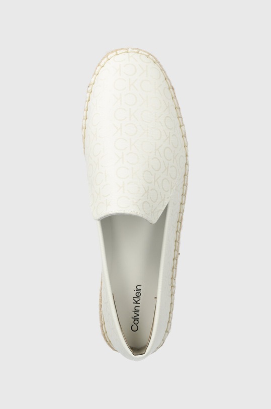 Εσπαντρίγιες Calvin Klein ESPADRILLE EPI MONO λευκό HW0HW01917
