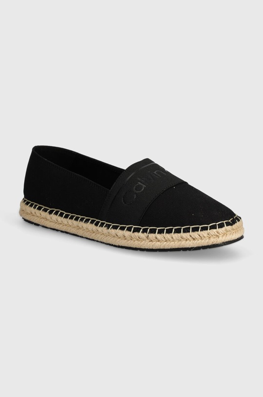 Calvin Klein espadryle ESPADRILLE HE tekstylny czarny HW0HW01918
