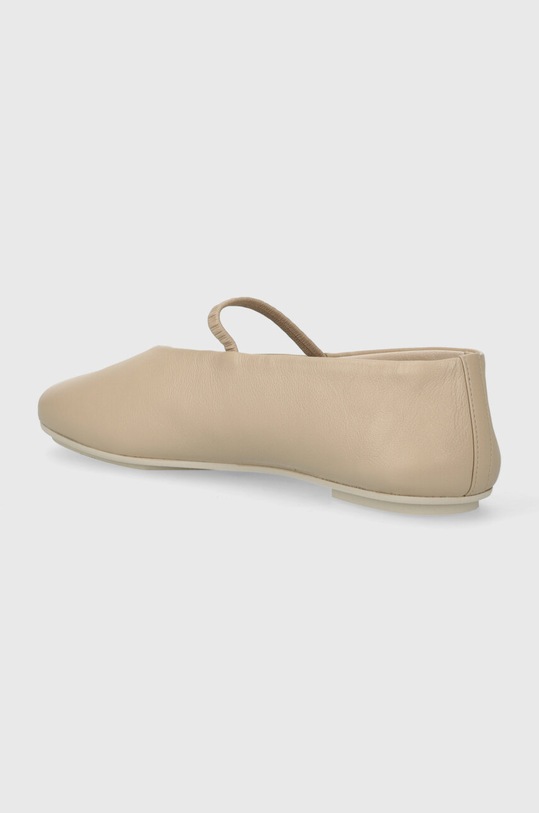 Обувь Кожаные балетки Calvin Klein BALLERINA W/STRAP LTH HW0HW01920 бежевый