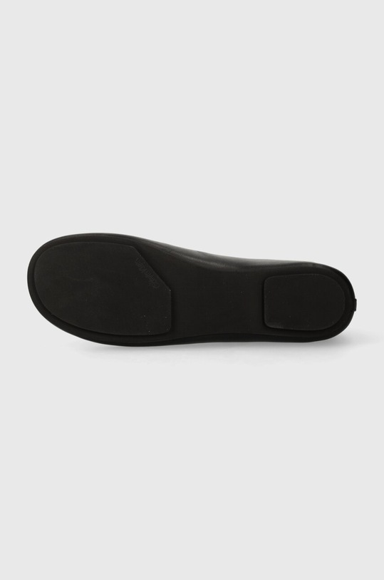 Kožené baleríny Calvin Klein BALLERINA W/STRAP LTH HW0HW01920 černá