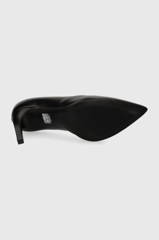 Kožené lodičky Calvin Klein HEEL PUMP 90 LEATHER HW0HW01928 čierna