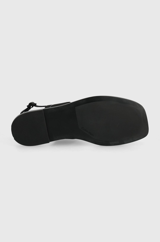 Sandále Calvin Klein FLAT SANDAL HE HW0HW01990 čierna