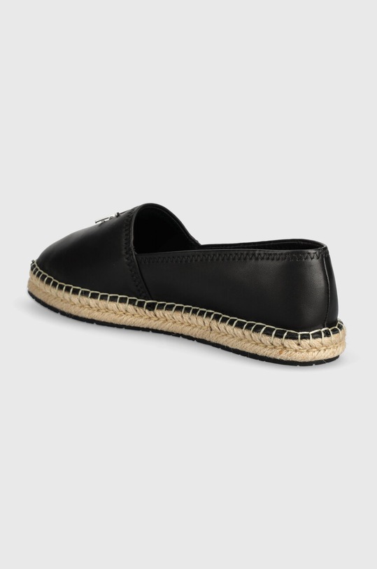 Obuv Kožené espadrilky Calvin Klein ESPADRILLE RE LOCK LEATHER HW0HW02036 čierna