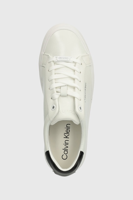 Calvin Klein sneakersy VULCANIZED LACE UP LTH biały HW0HW02037
