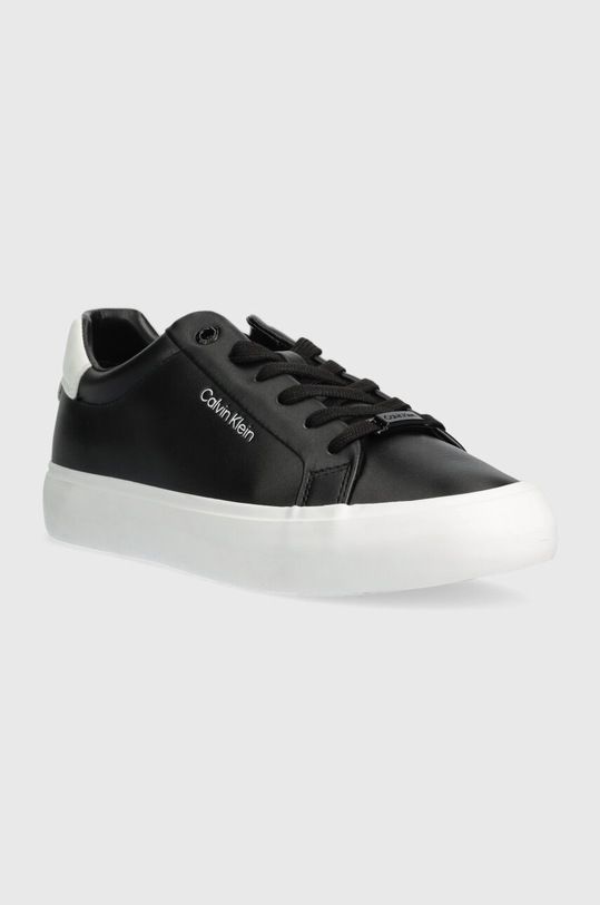 Calvin Klein sneakersy VULCANIZED LACE UP LTH HW0HW02037 czarny SS24