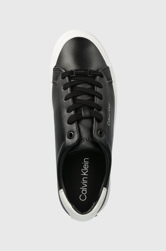 Calvin Klein sneakersy VULCANIZED LACE UP LTH czarny HW0HW02037