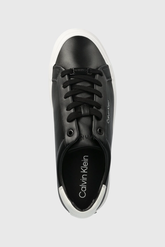 Кроссовки Calvin Klein VULCANIZED LACE UP LTH чёрный HW0HW02037