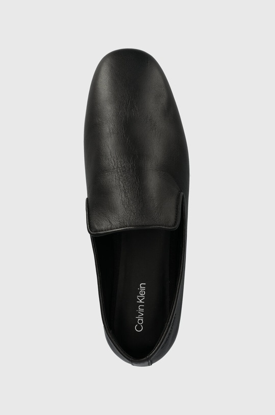 Calvin Klein mokasyny skórzane LOAFER LEATHER czarny HW0HW02129