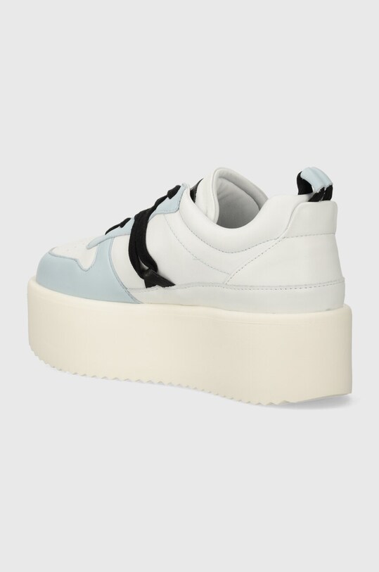 Obuwie Inuikii sneakersy skórzane Colette Low 30102.800.Blue biały