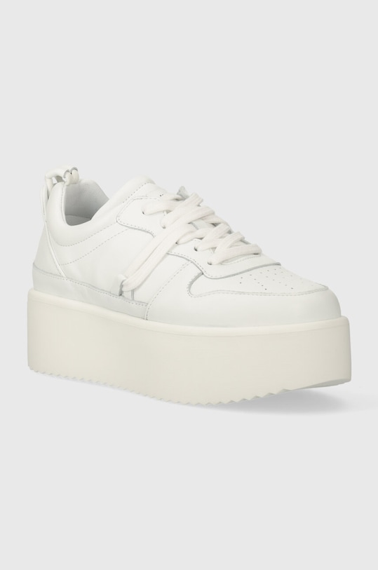 Inuikii sneakersy skórzane Colette Low platforma biały 30102.800.White