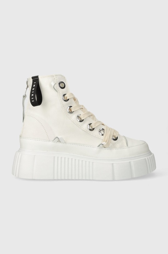 Kecky Inuikii Matilda Canvas High 23 přírodní kůže bílá 30103.024.White