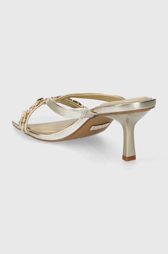 Obuwie Aldo klapki skórzane Marcelline 13738917.Marcelline złoty