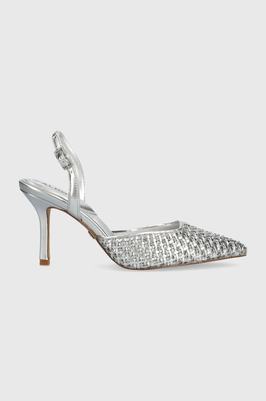 Lodičky Aldo Eleonore imitace kůže stříbrná 13738912.Eleonore