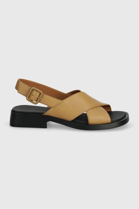 Δερμάτινα σανδάλια Camper Dana K201600.001 μπεζ SS24