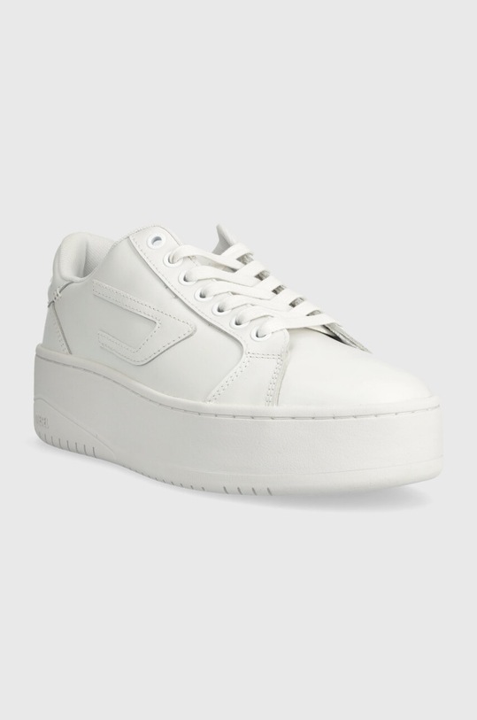 Diesel sneakersy skórzane S-Athene Bold X Y03066.PR516.T1003 biały SS24