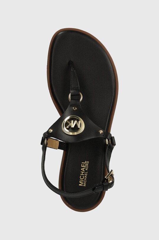 MICHAEL Michael Kors sandały skórzane Casey czarny 40R4CSFA1L.001