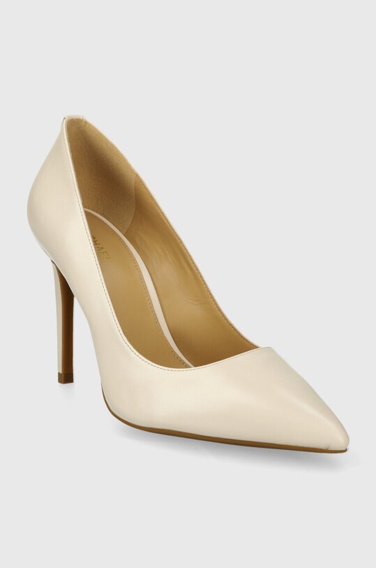 Kožené lodičky MICHAEL Michael Kors Alina 40R4HNHP1L.289 béžová SS25