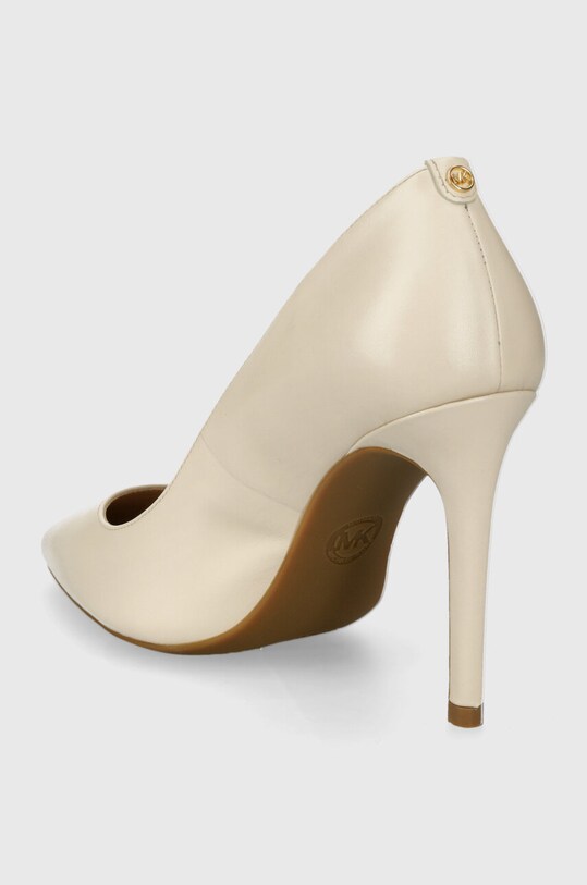 Boty Kožené lodičky MICHAEL Michael Kors Alina 40R4HNHP1L.289 béžová