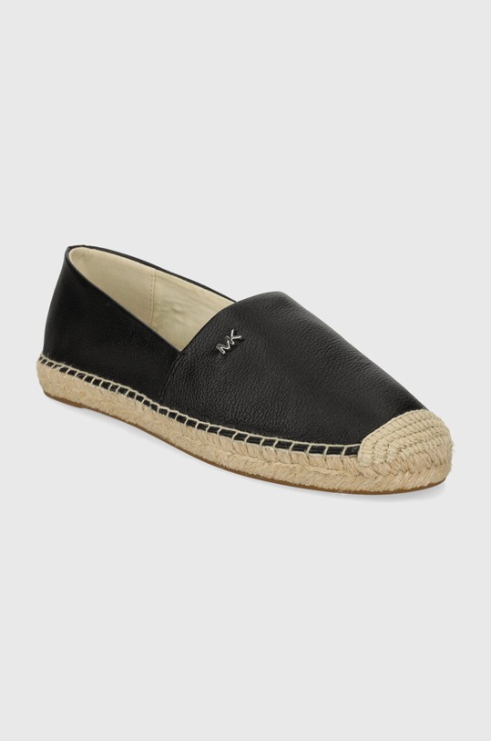 Kožené espadrilky MICHAEL Michael Kors Kendrick 40R7KNFP1L.001 černá SS24