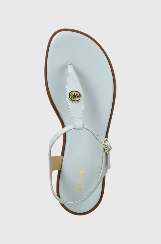 MICHAEL Michael Kors sandały skórzane Mallory niebieski 40S1MAFA2L.381