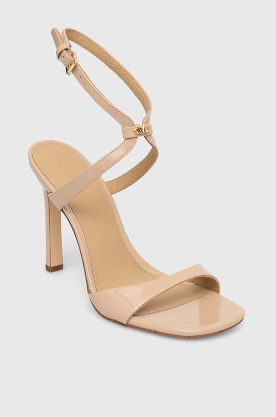 MICHAEL Michael Kors sandały skórzane Amara 40S4AMHS1A.660 beżowy SS24
