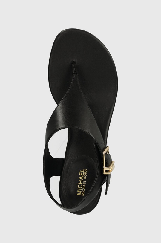 MICHAEL Michael Kors sandały skórzane Robyn czarny 40S4RBFS1L.001