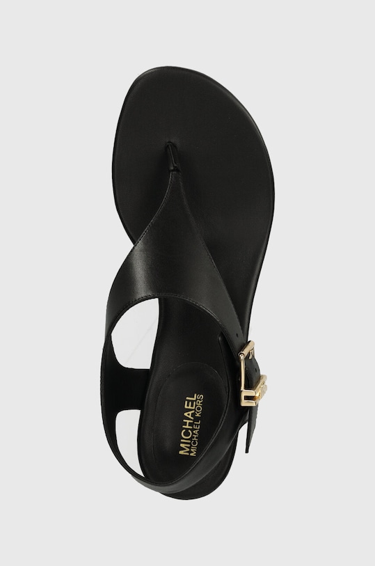 MICHAEL Michael Kors sandały skórzane Robyn czarny 40S4RBFS1L.001