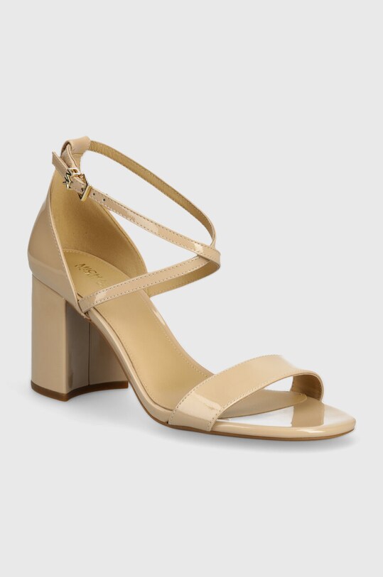 MICHAEL Michael Kors sandały skórzane Sophie 5-8 cm beżowy 40S4SOMS1A.660