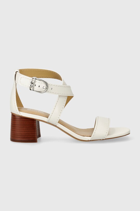MICHAEL Michael Kors sandały skórzane Ashton 40S4ATMS1L.085 biały SS24