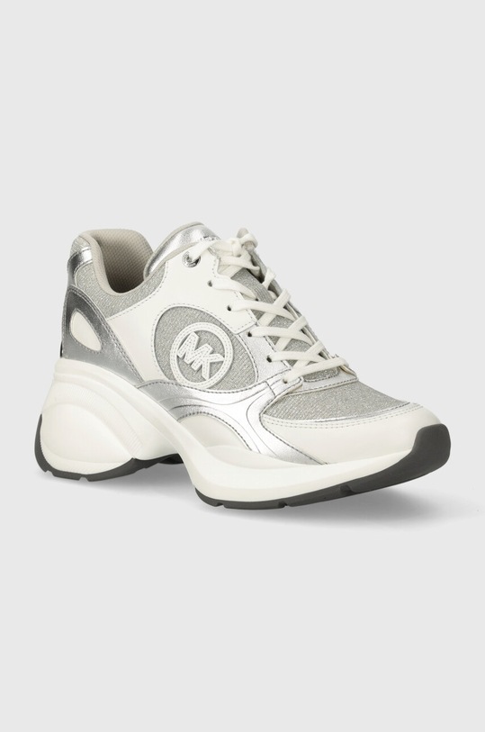 MICHAEL Michael Kors sneakers Zuma piele argintiu 43S4ZUFS3D.047