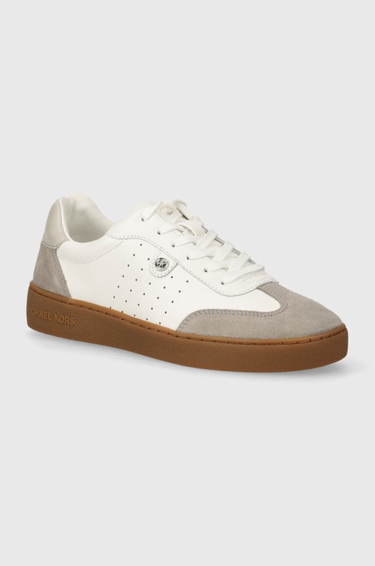 Шкіряні кросівки MICHAEL Michael Kors Scotty замша білий 43S4SCFS3L.057