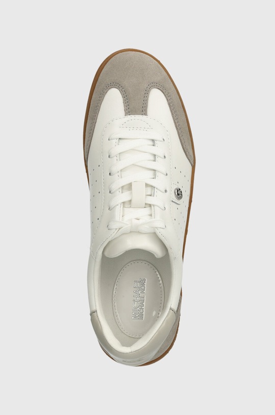 MICHAEL Michael Kors sneakersy skórzane Scotty biały 43S4SCFS3L.057