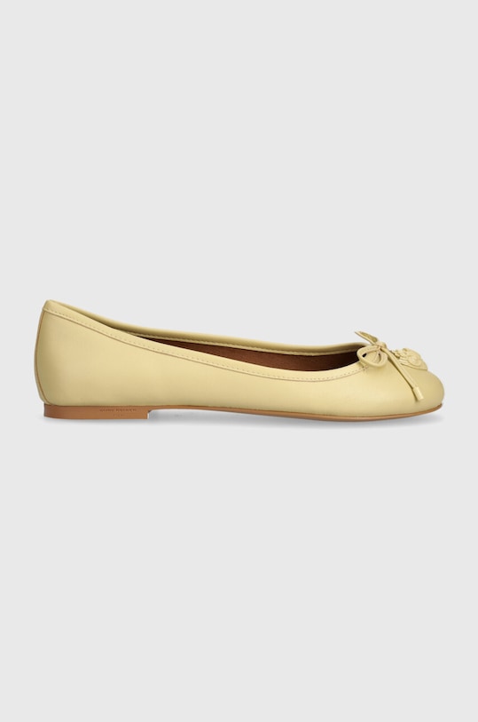 Kurt Geiger London balerrine in pelle Eagle Ballerina Drench beige 2121142109.CREAM
