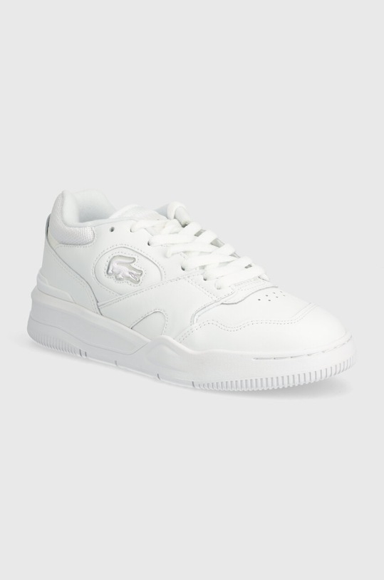 Kožne tenisice Lacoste Lineshot Leather Tonal Planet friendly bijela 46SFA0092