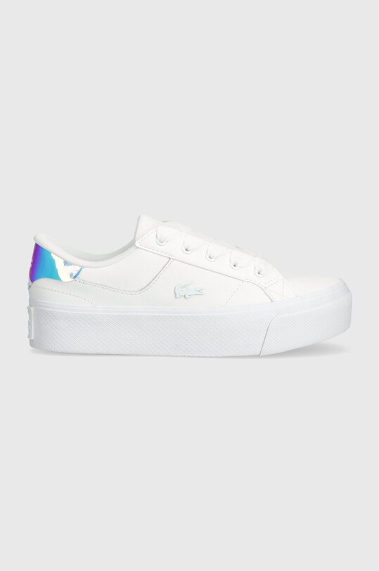 Tenisky Lacoste Ziane Platform Leather usňová koža biela 47CFA0004