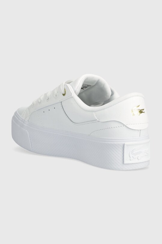 Παπούτσια Αθλητικά Lacoste Ziane Platform Logo Leather 47CFA0005 λευκό