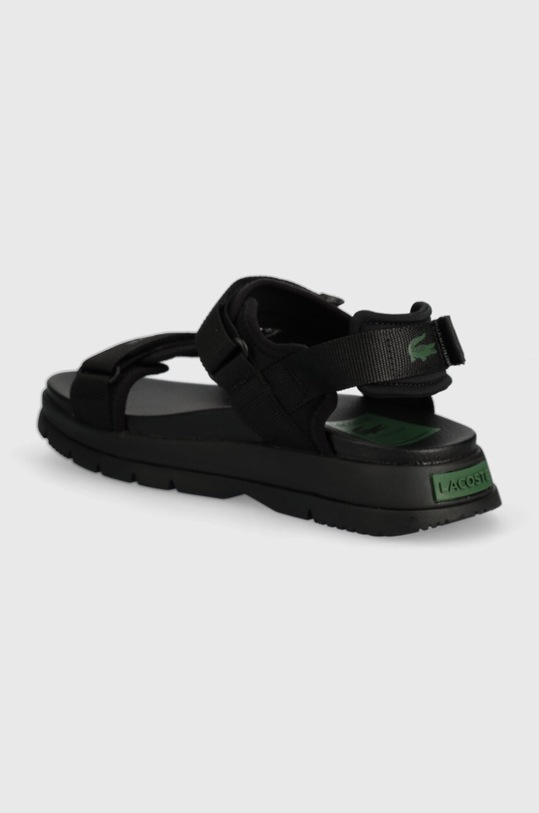 Cipők Lacoste szandál Suruga Premium Textile Sandals 47CFA0015 fekete